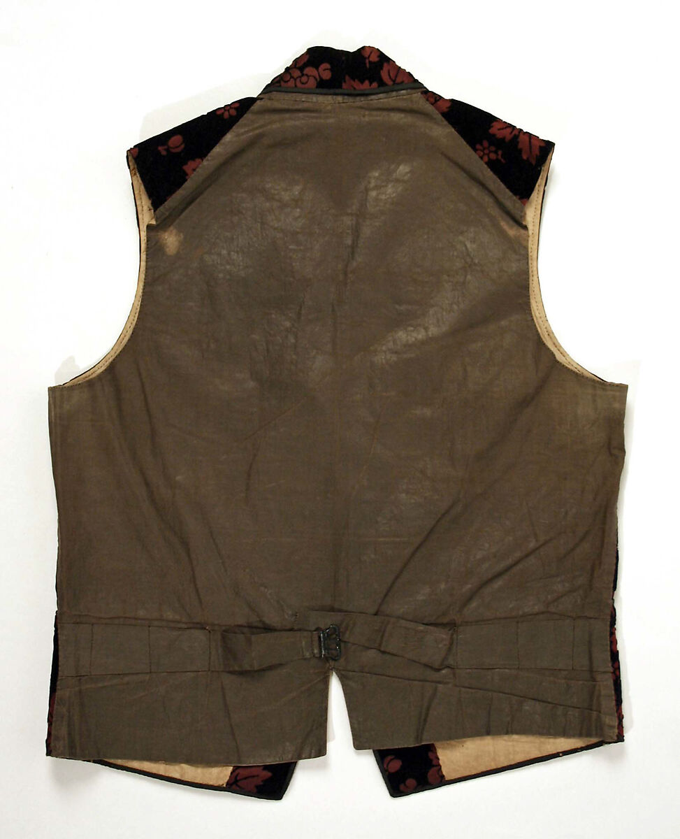 Vest, silk, European