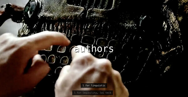 The Critical Dictionary of Southeast Asia, Ho Tzu Nyen (Singaporean, born 1976), Single-channel digital video installation, black-and-white and color,  5-channel sound, algorithmic editing system; LED lights, computer