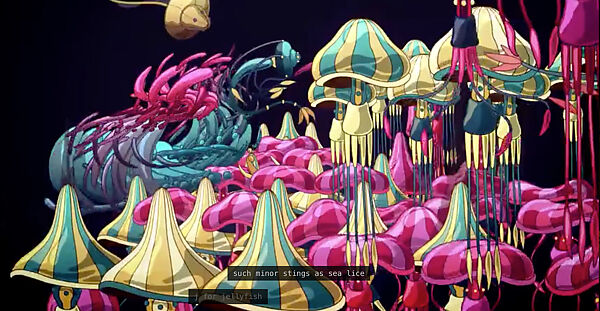 The Critical Dictionary of Southeast Asia, Ho Tzu Nyen (Singaporean, born 1976), Single-channel digital video installation, black-and-white and color,  5-channel sound, algorithmic editing system; LED lights, computer