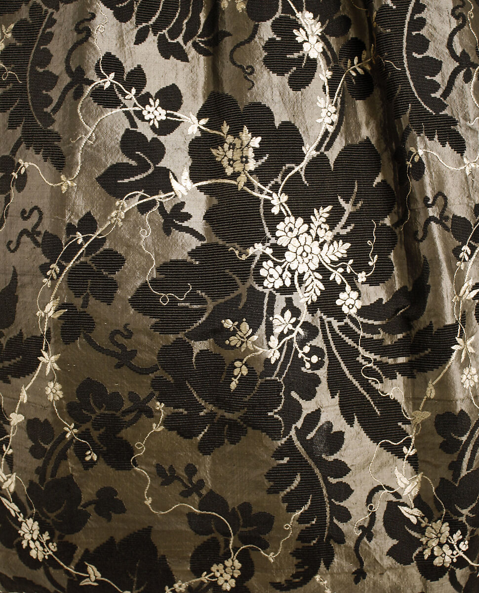 Dress, silk, American