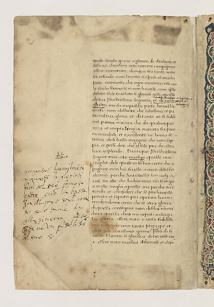 La vita e le gesta di Federico di Montefeltro, Duca di Urbino, Giovanni Santi (Italian, Urbino ca. 1440–1494 Urbino), Parchment bining, unfinished manuscript of 346 folios in 36 quires (or gatherings); Pen and brown ink, over leadpoint ruling