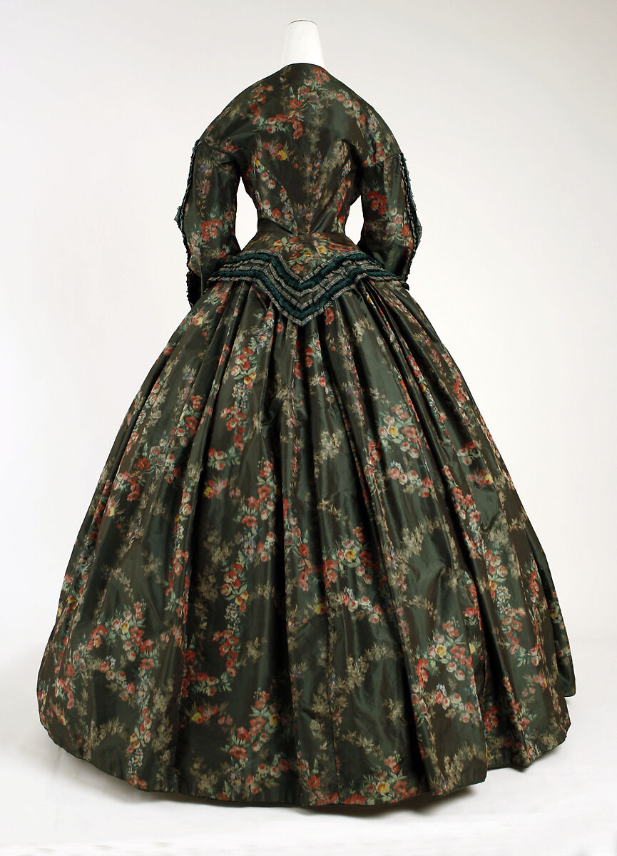 Afternoon dress, silk, American