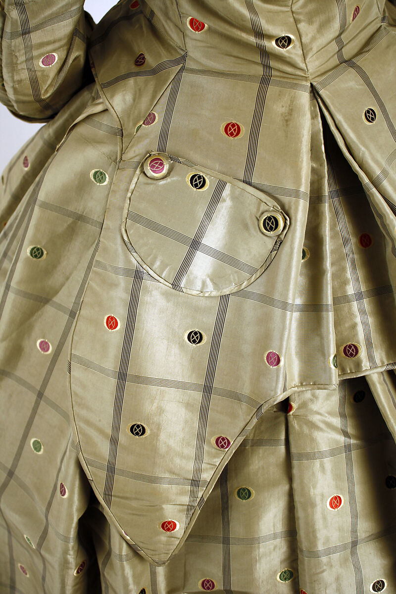 Dress, silk, American