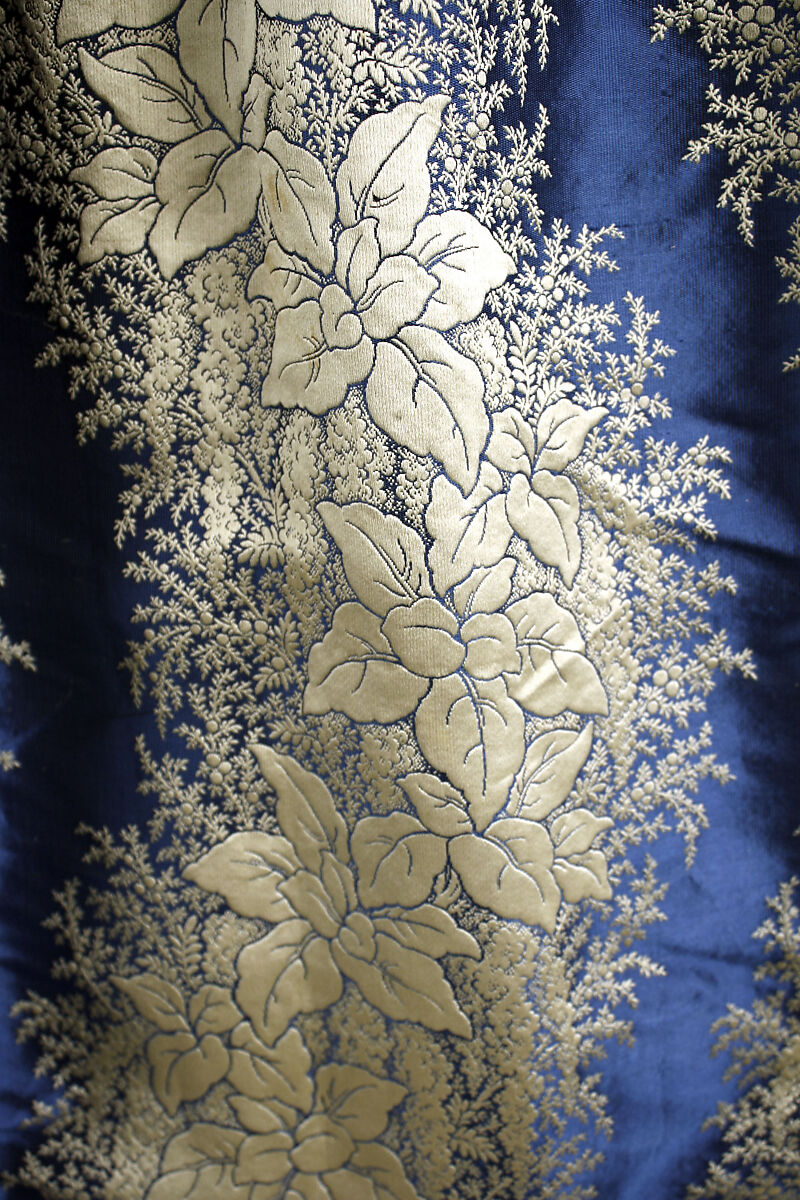 Evening dress, silk, American