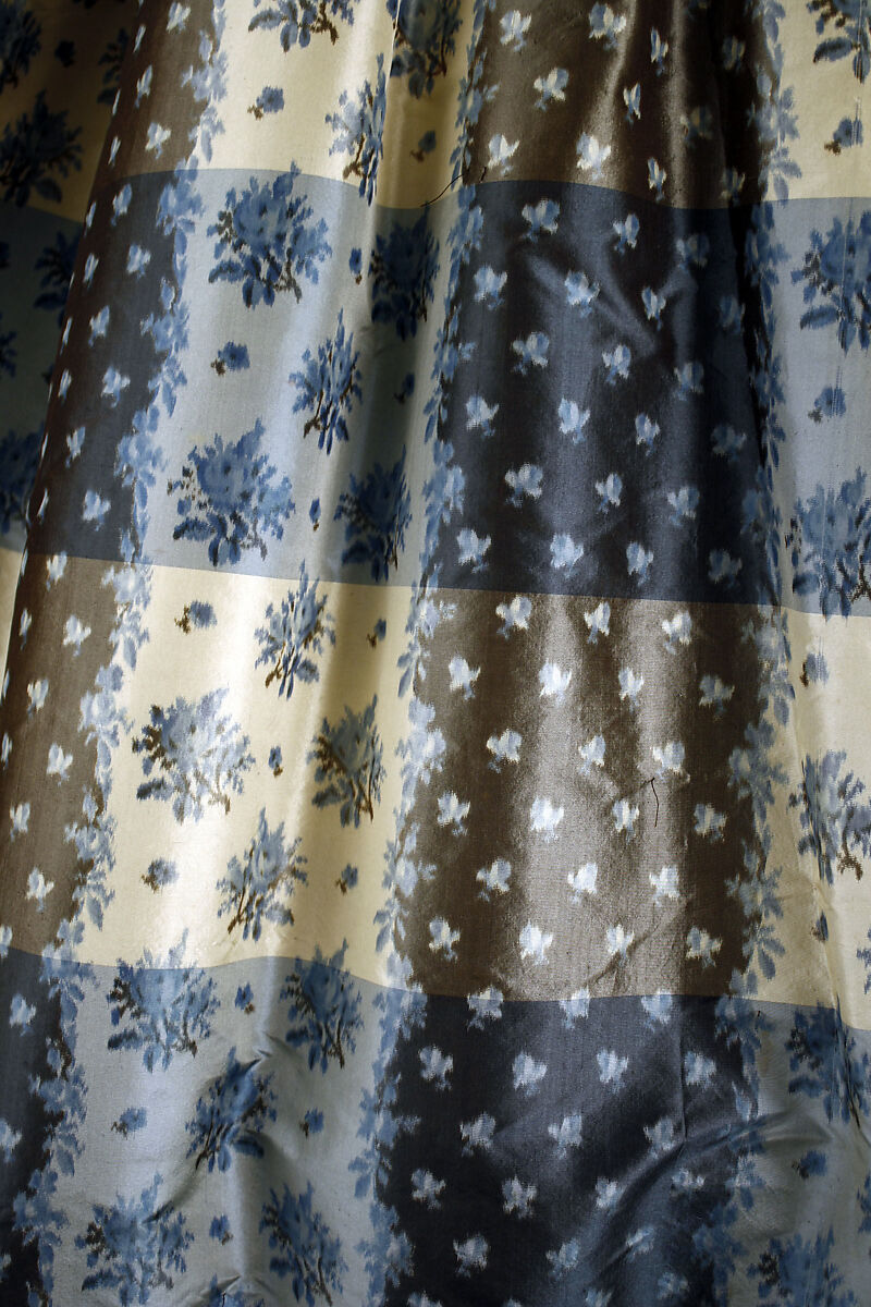 Dinner dress, Madame Elise, silk, cotton, British