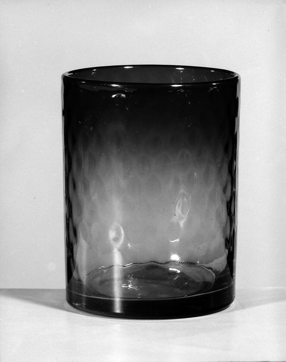Whiskey Tumbler, Probably New England Glass Company (American, East Cambridge, Massachusetts, 1818–1888), Blown glass, American 