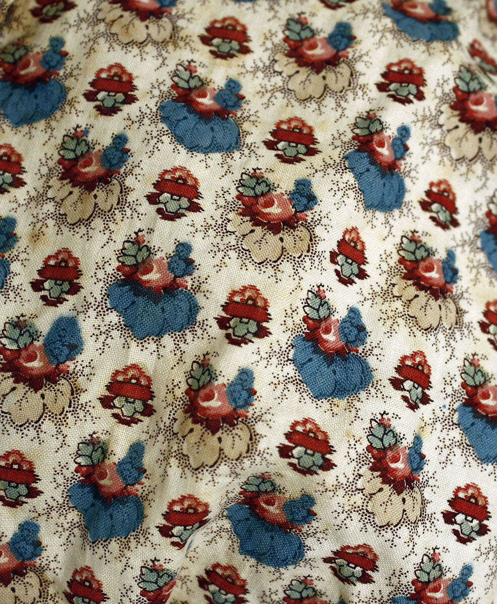 Morning dress, cotton, American