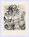 Ghosted II (Bewitched; New Romantics; Magicians and Smokers; Punks; Peeping Tom), Kate McCrickard  British, Drypoint etching