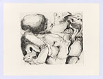 Ghosted II (Bewitched; New Romantics; Magicians and Smokers; Punks; Peeping Tom), Kate McCrickard (British, active Paris, born Zambia, 1974), Drypoint etching