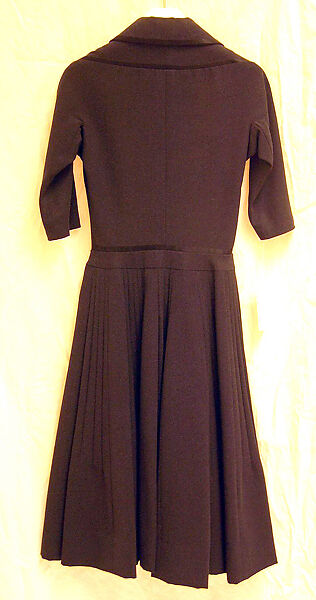 Dress, James Galanos (American, Philadelphia, Pennsylvania, 1924–2016 West Hollywood, California), wool, American