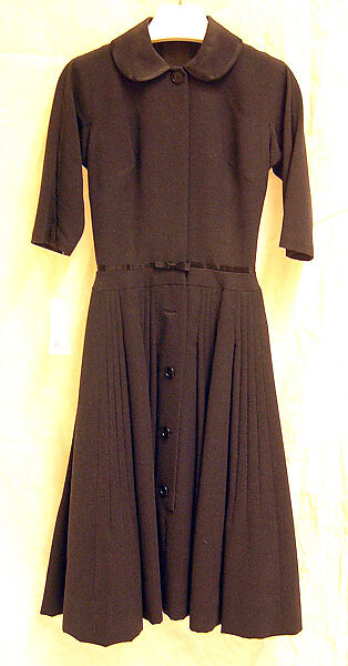 Dress, James Galanos (American, Philadelphia, Pennsylvania, 1924–2016 West Hollywood, California), wool, American