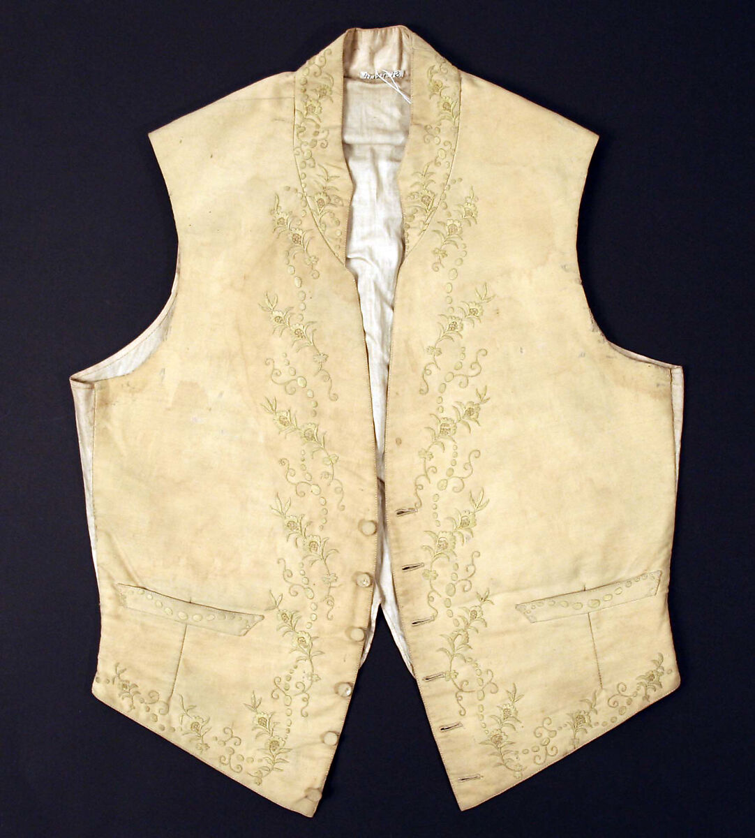 Waistcoat American or European The Metropolitan Museum of Art