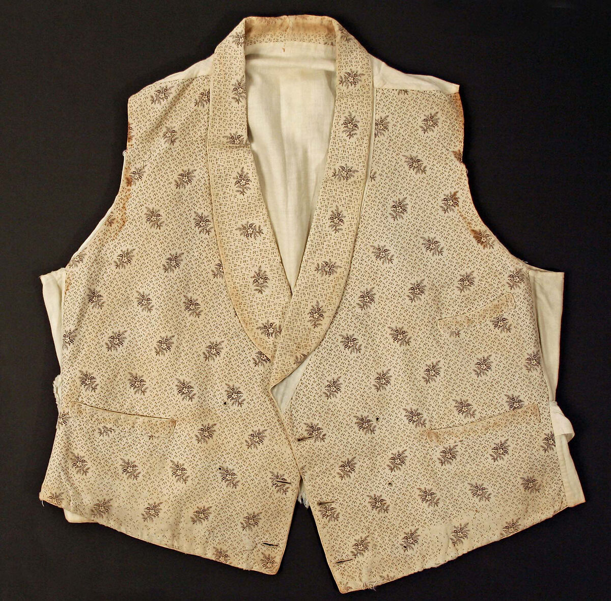 Waistcoat, cotton, American 