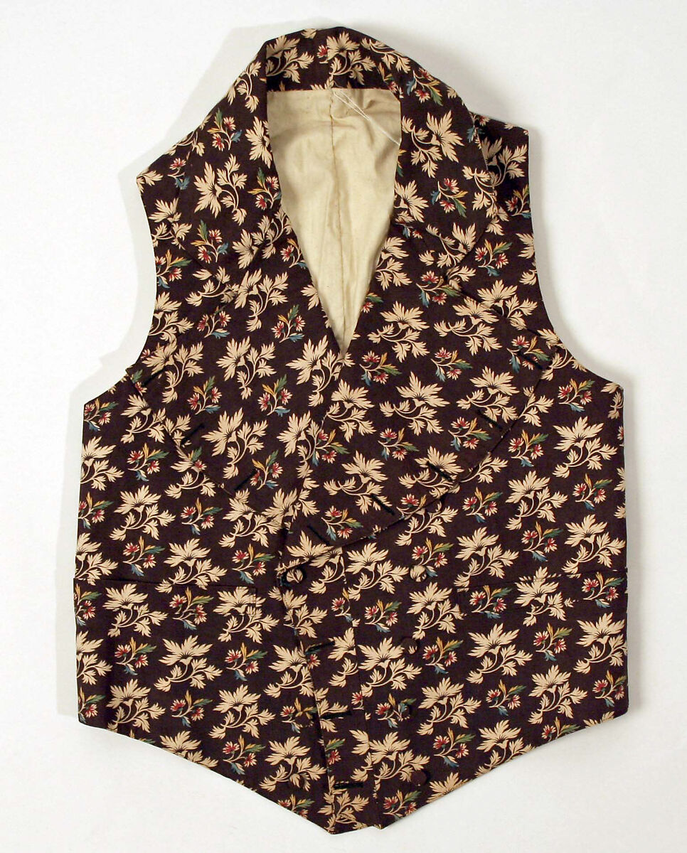 Waistcoat, cotton, American 