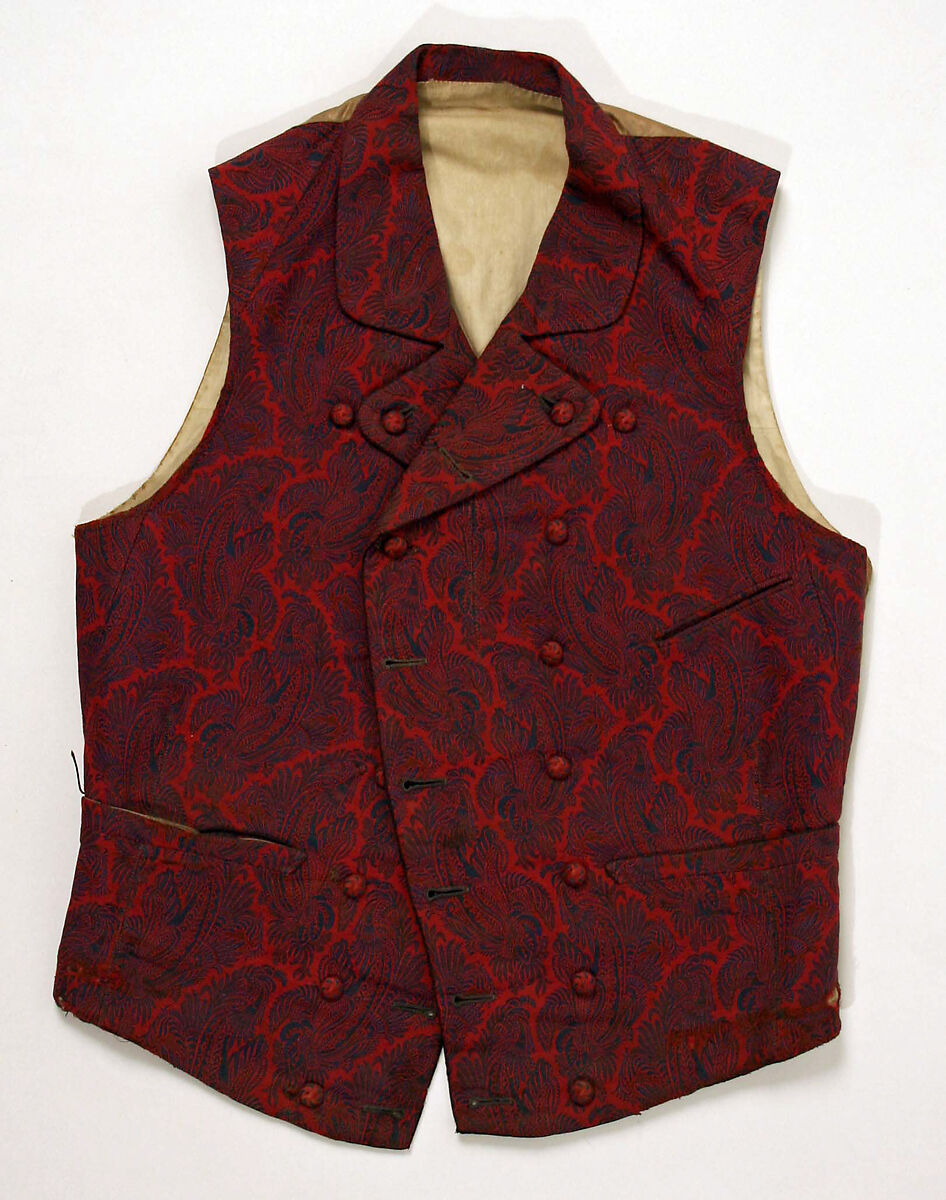 Waistcoat, wool, American 