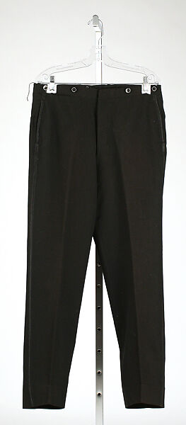 Evening trousers, wool, American 