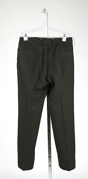 Evening trousers, wool, American