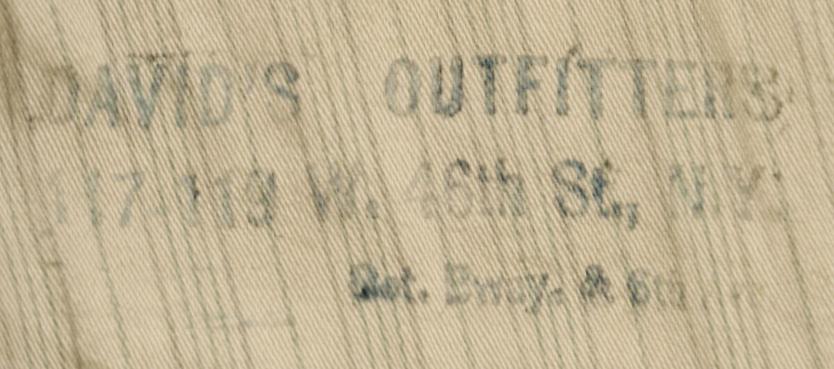 Trousers, wool, American