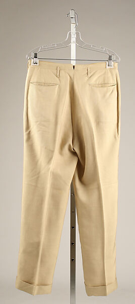 Trousers, rayon, American