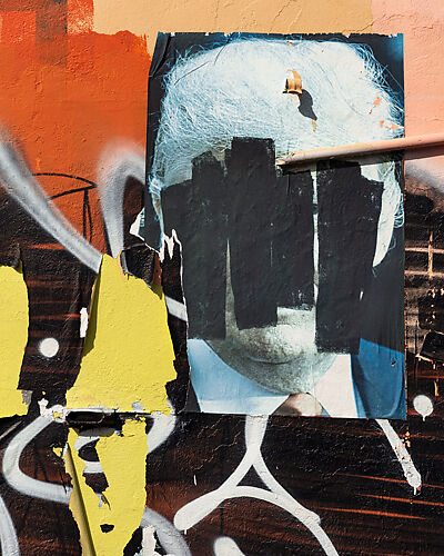 Overpainted Poster, Miami
