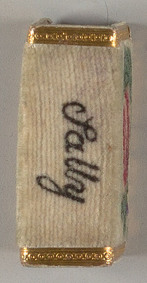 Theorem painted book-style pincushion. Sally