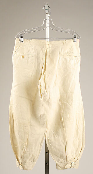 Knickerbockers, linen, American