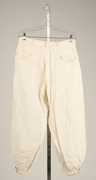 Knickerbockers, linen, probably American