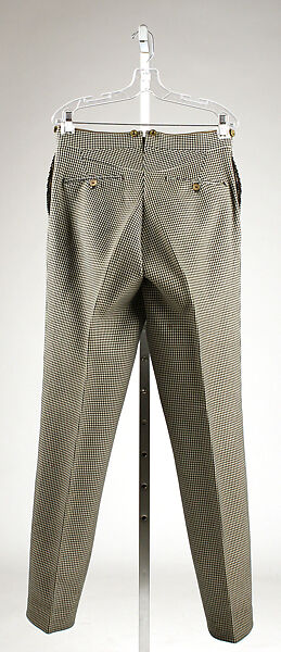 Trousers, wool, probably American