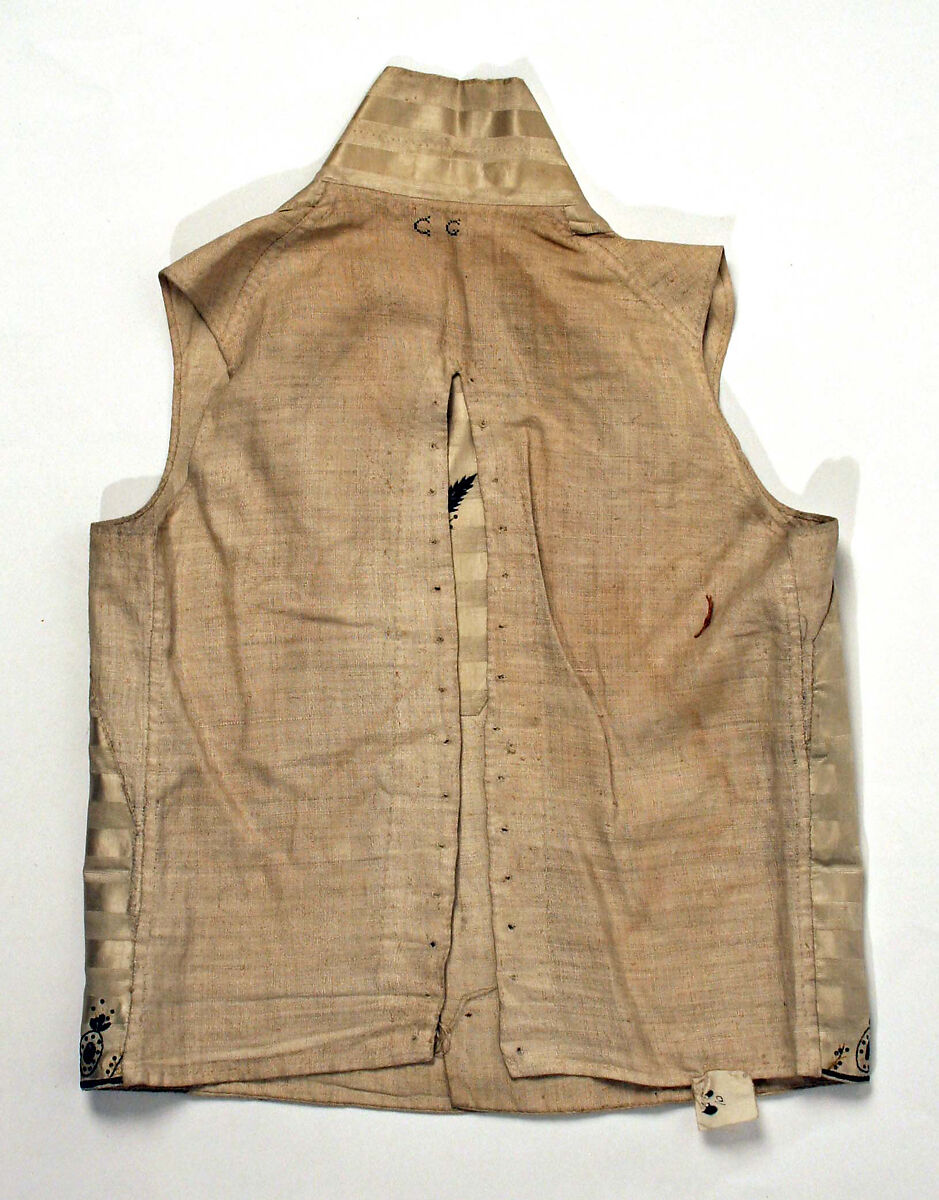 Waistcoat, silk, Italian