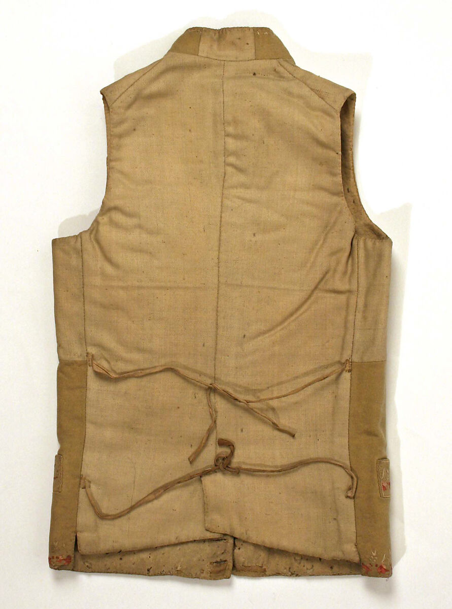 Vest, wool, American or European