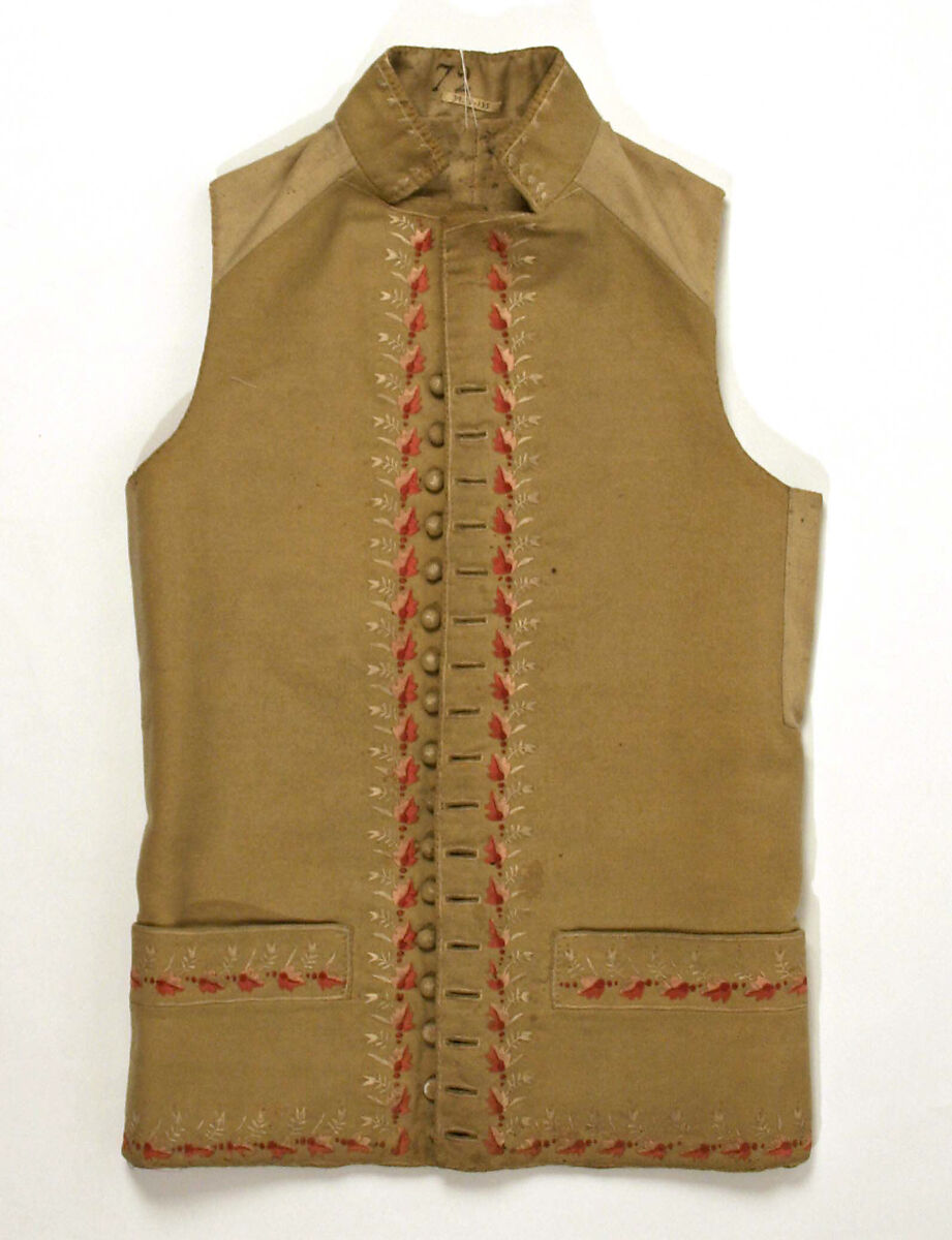 Vest, wool, American or European 