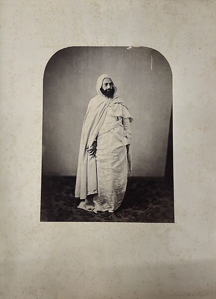 Abd el Kader, Salted paper print