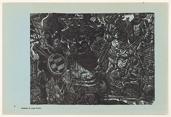 The Fall of Tenochtitlan (Caida de Tenochtitlan), Plate 0 from 