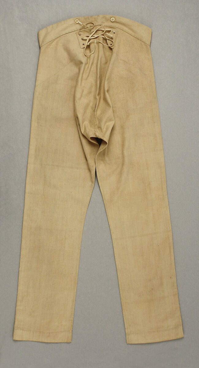 Trousers, linen, American or European