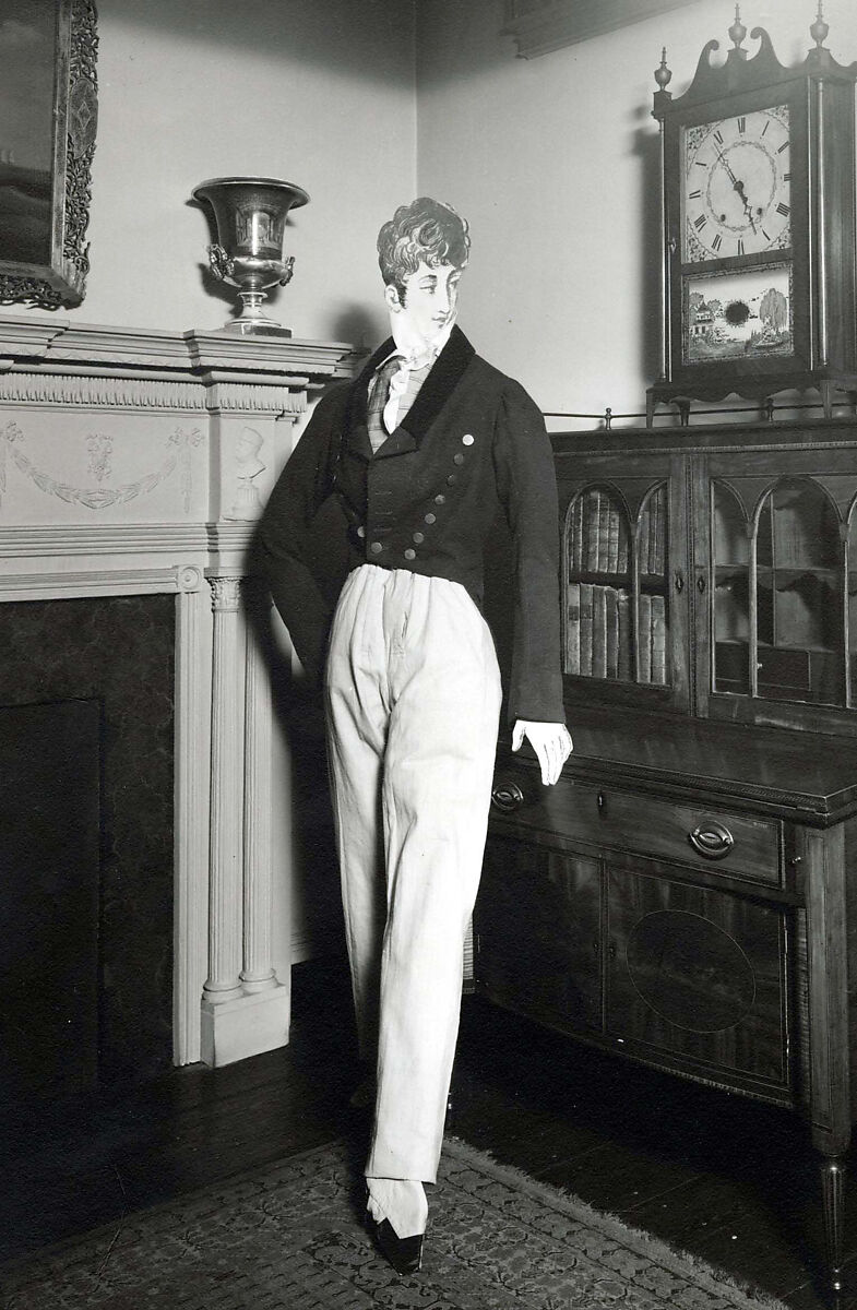 Trousers, linen, American or European