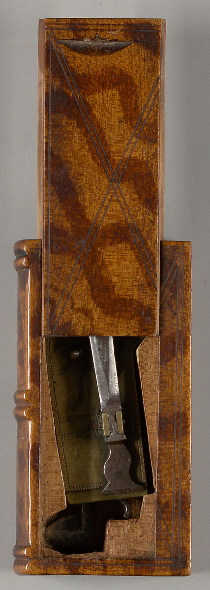 Civil War spring lancet in book-form box