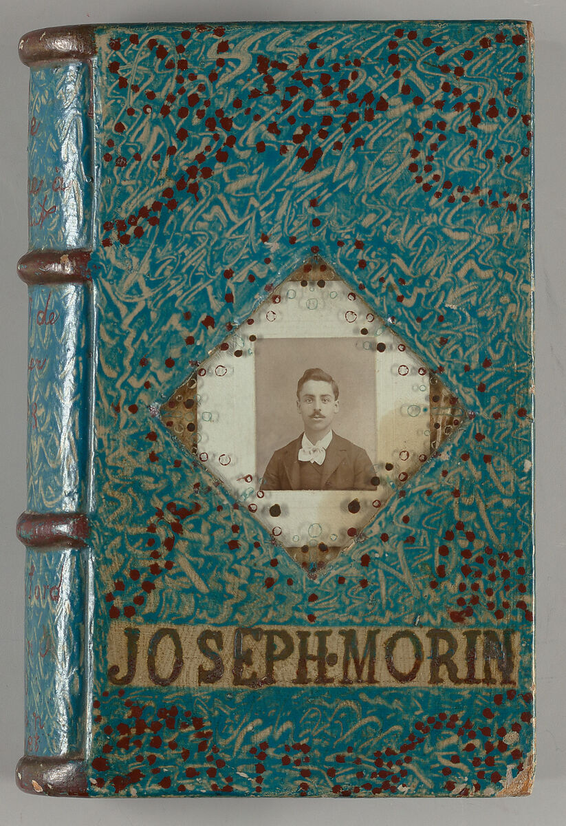 Marriage spruce gum box in book form, Joseph Morin 