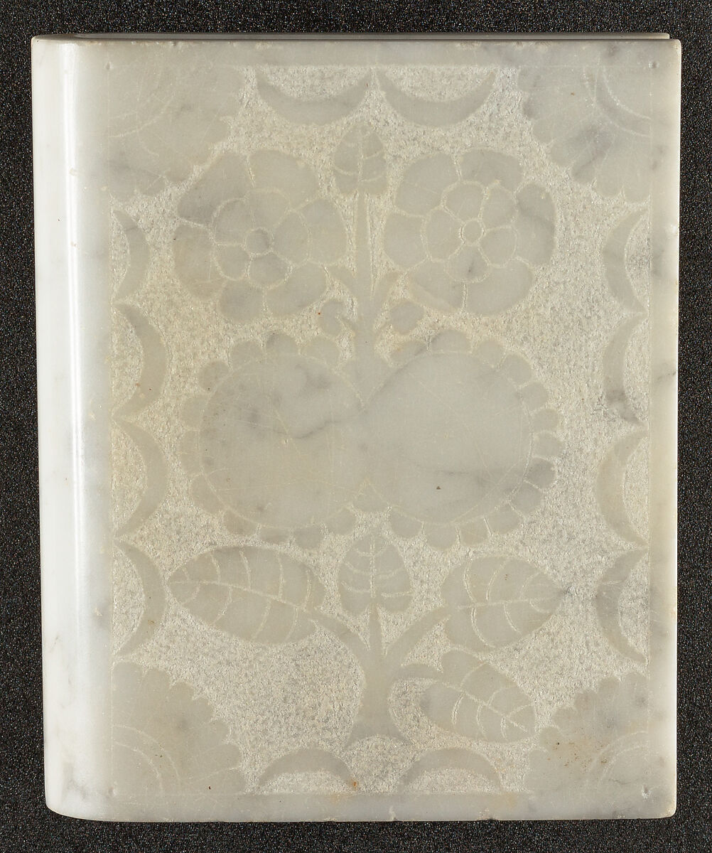 Marble memorial sculpture in book form