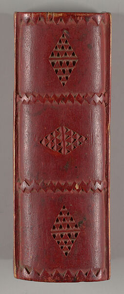 Spruce gum box with elk motif in book form