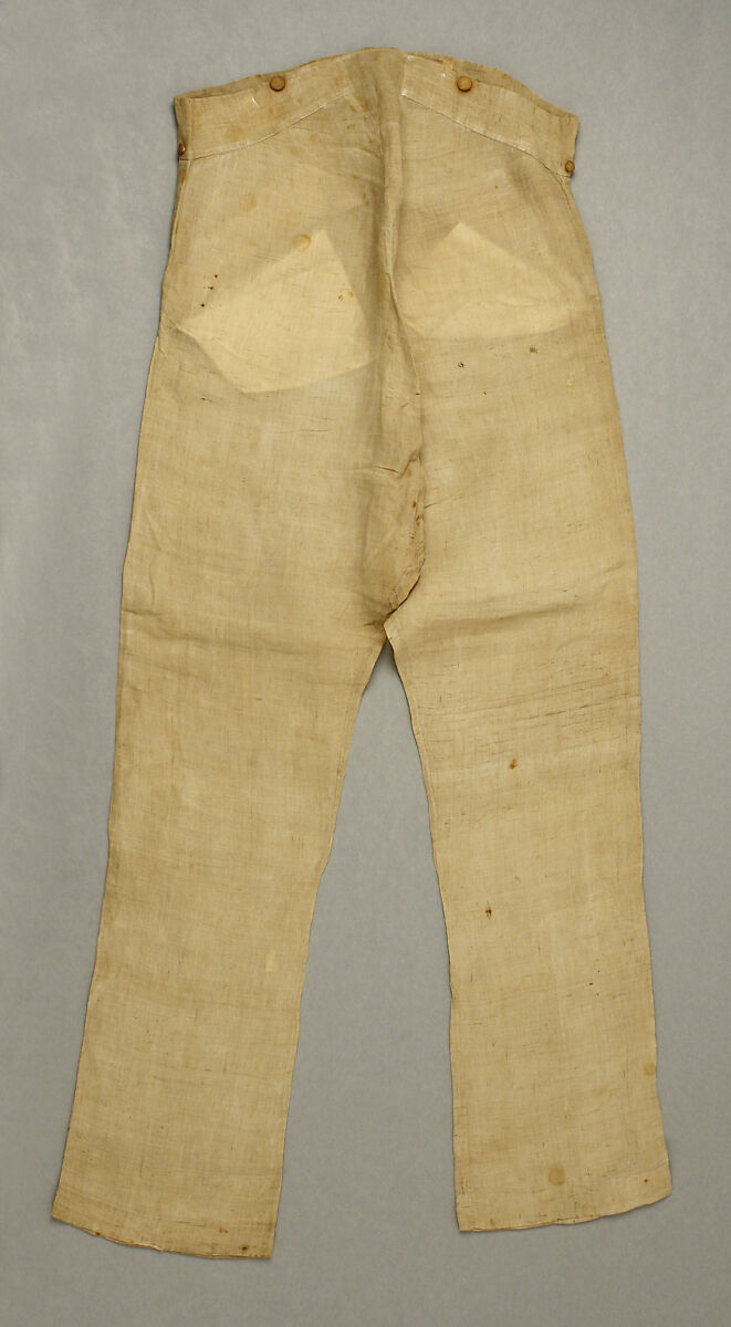Pantaloons, linen, American