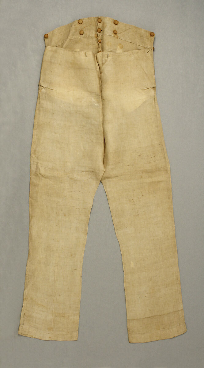 Pantaloons, linen, American 