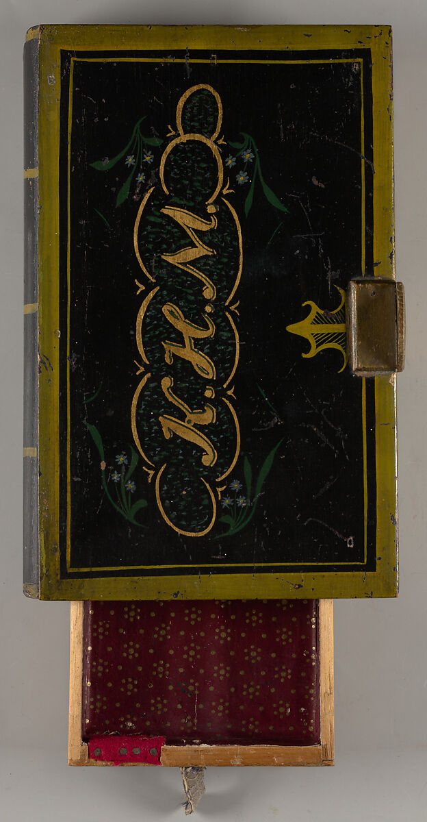 Table or dresser box with drawer, K. H. M