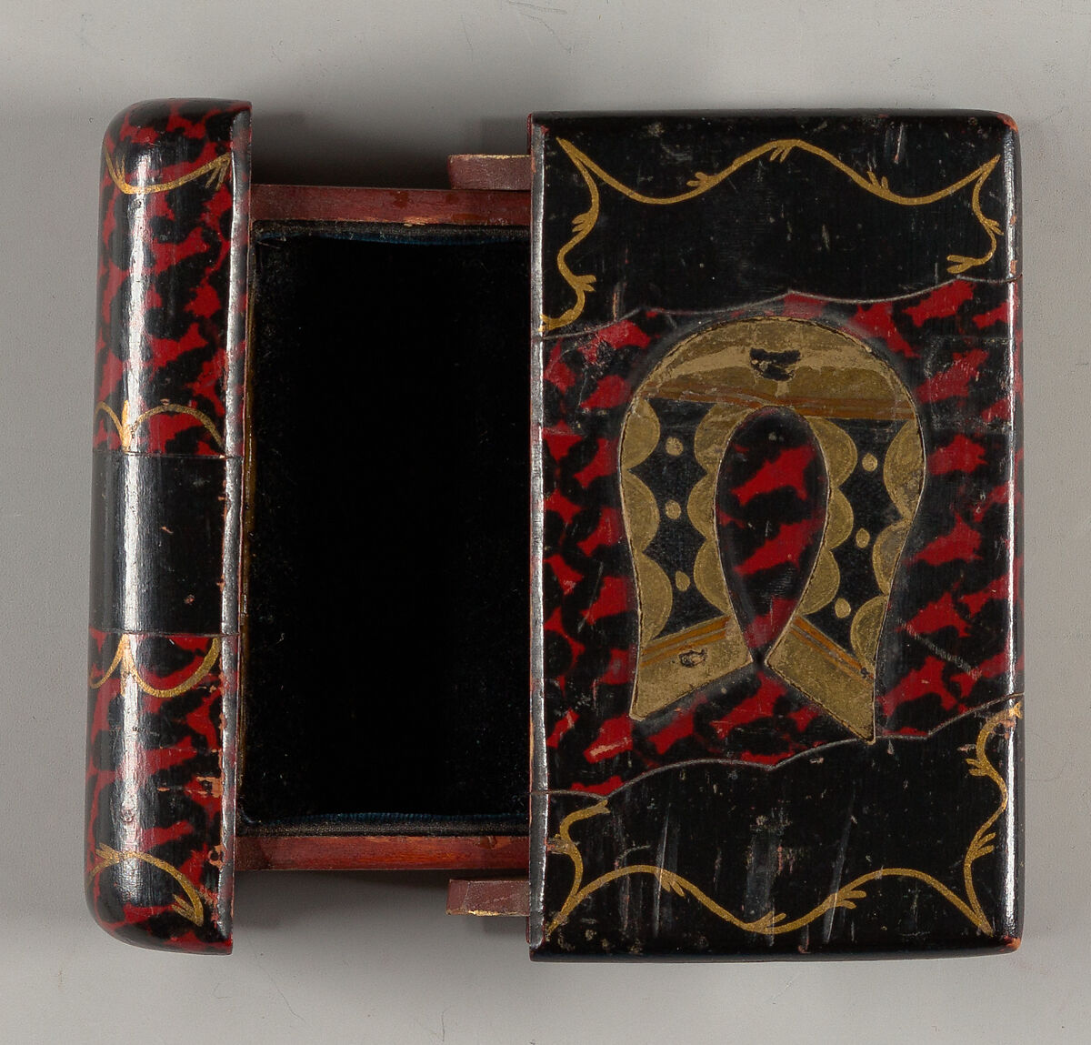 A good luck box with drawer in book form