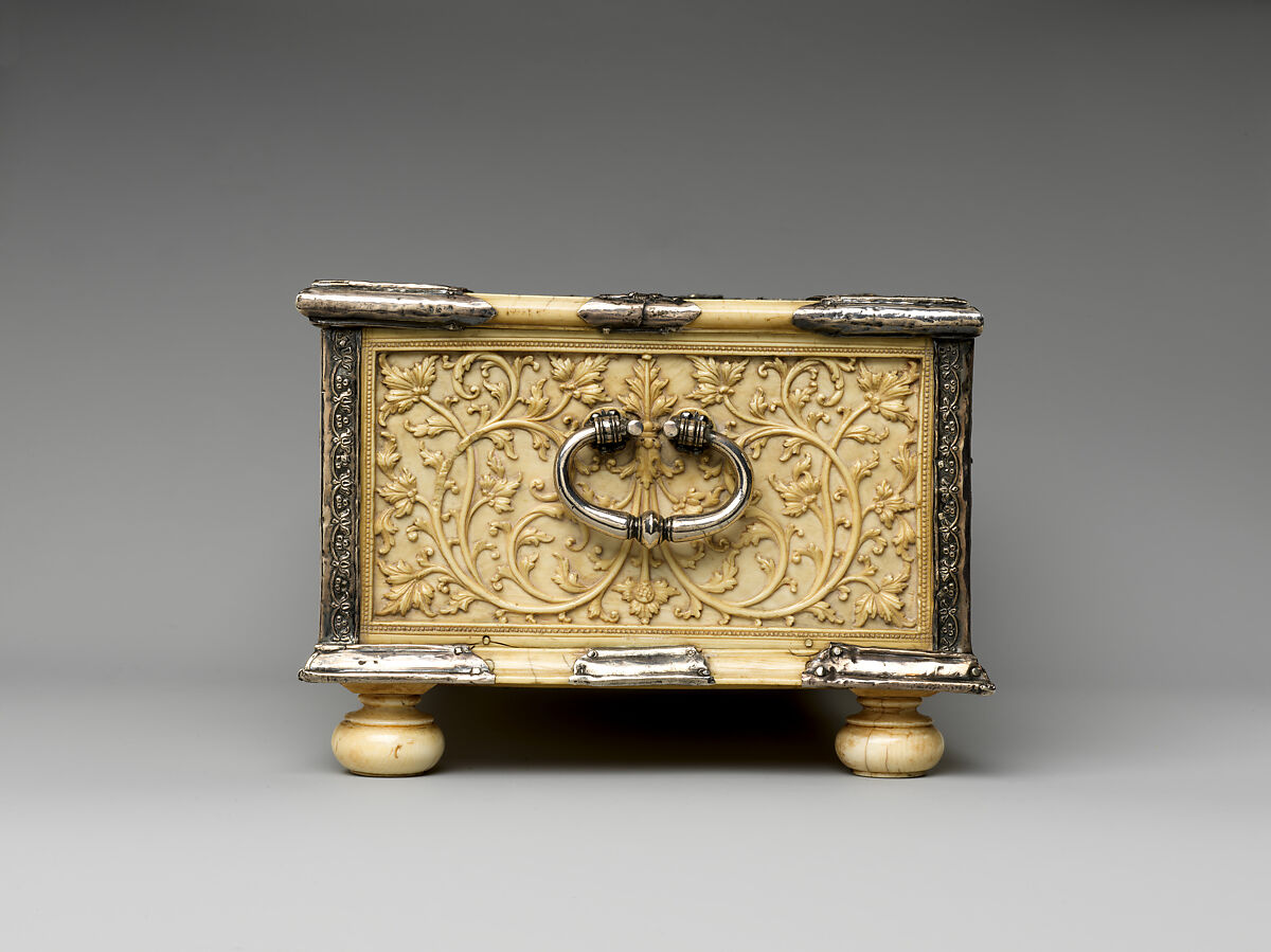 Casket, Ivory and Silver, Sri Lanka, Sinhalese-Dutch