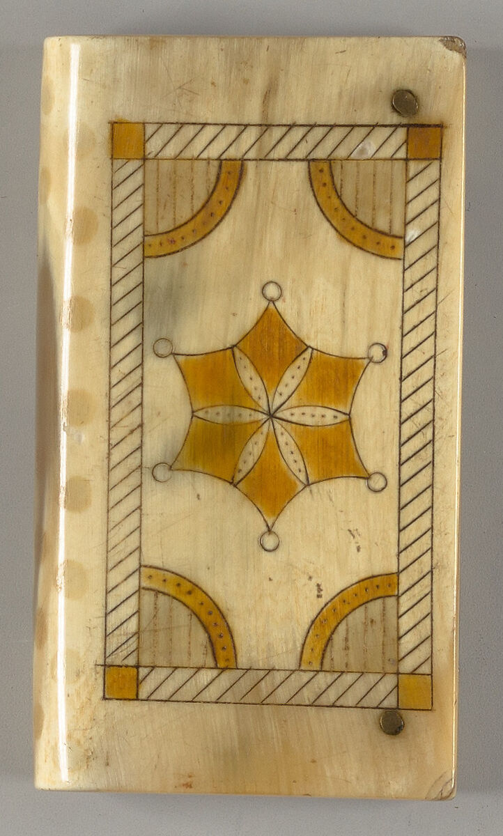 Snuff box in book form, inscribed "J. B. F."