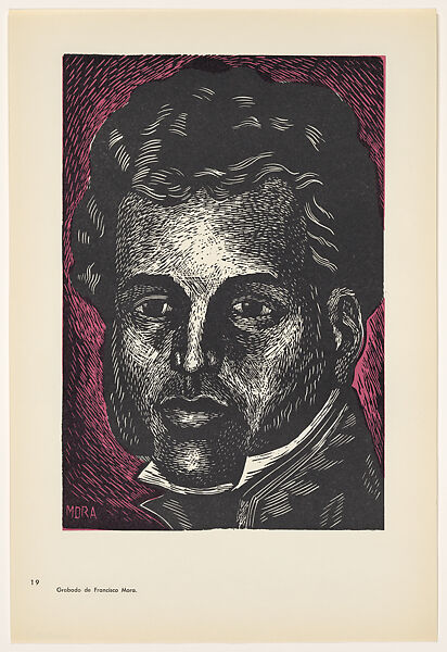 Vicente Guerrero, Plate 19 from "450 Años de Lucha: Homenaje al Pueblo Mexicano" (450 Years of Struggle: Homage to the Mexican People), Francisco Mora (Mexican, Uruapán, Michoacán 1922–2002), Offset lithograph 