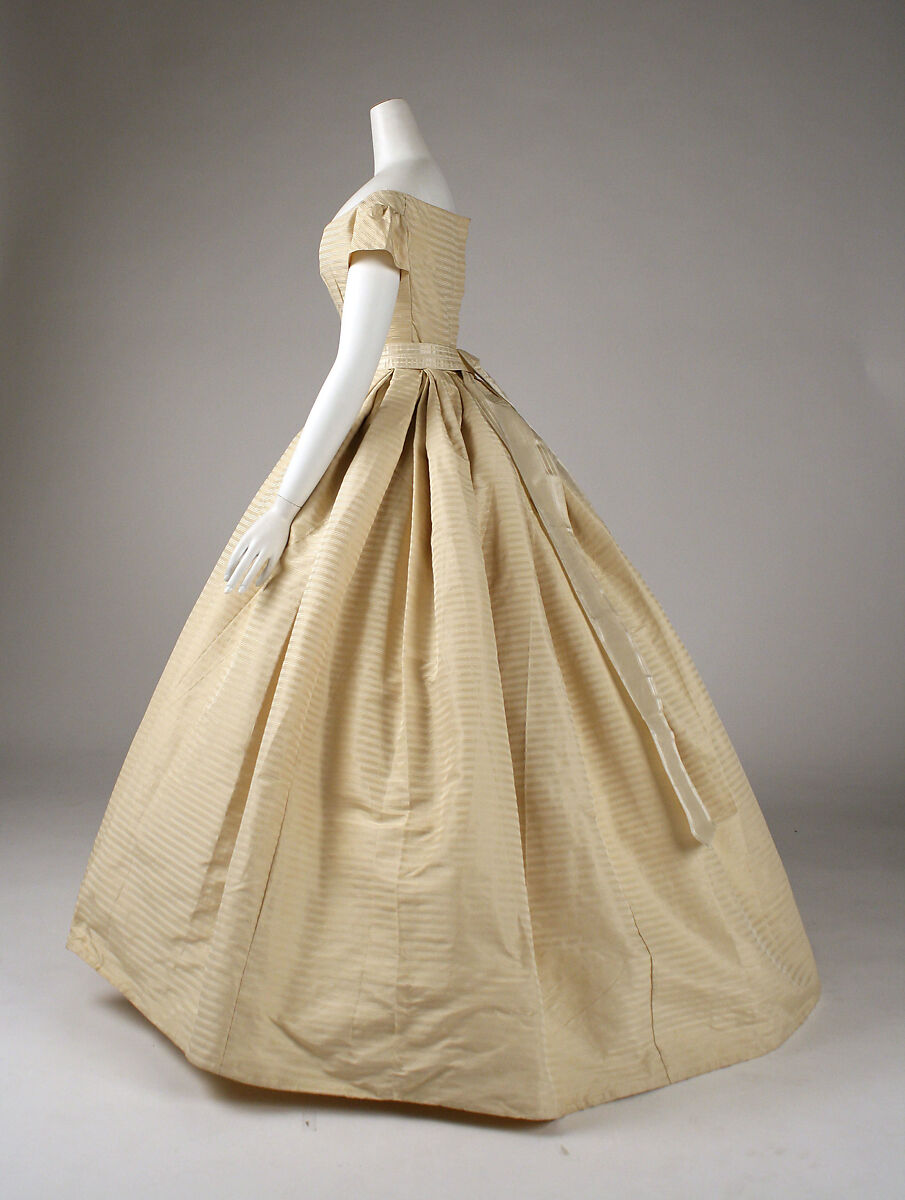 Wedding ensemble, (a-d) silk, American or European