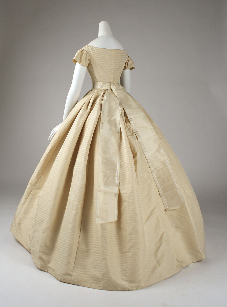 Wedding ensemble, (a-d) silk, American or European