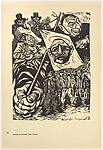 Victoriano Huerta, flag bearer of the reactionary forces (Victoriano Huerta, estandarte de la reaccion), Plate 80 from 