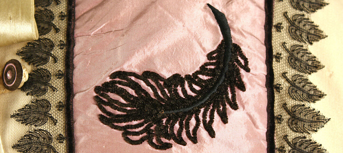 Cloak, wool, silk, American